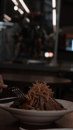 A deliciously seasoned meat dish for any occasionの写真素材