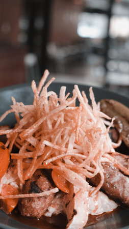 The taste of tender meat, cooked just right