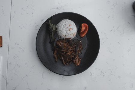 Rich and flavorful, the perfect meat dishの写真素材