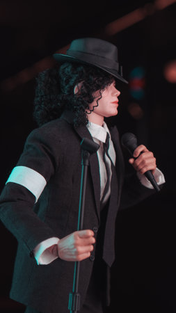 Michael jackson figure, special collection figureの写真素材