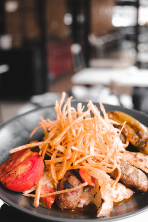 The taste of tender meat, cooked just rightの写真素材