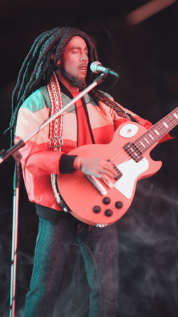 Bob marley figure, special collection figureの写真素材