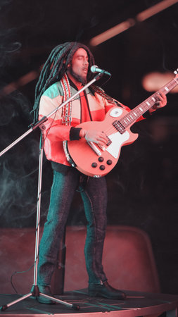 Bob marley figure, special collection figureの写真素材