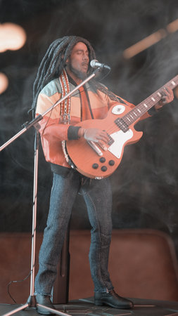 Bob Marley figure, special collection figureの写真素材