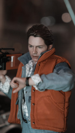 Back to the future figure, special collection figure