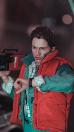 Back to the future figure, special collection figure