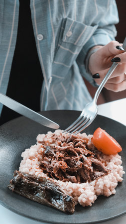 The ultimate meat experience, cooked to perfectionの写真素材