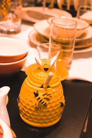 Coffee cup with a straw on the table.の写真素材