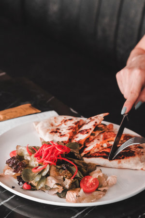 Turkish snack and breakfast meal.の写真素材