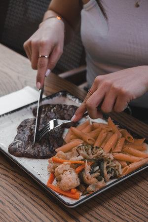 The perfect meat dish for a hearty mealの写真素材