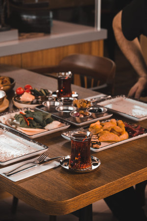 A vibrant breakfast spread with colorful ingredients