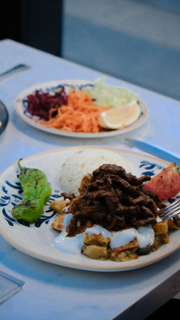 A juicy cut of meat, grilled to perfectionの写真素材