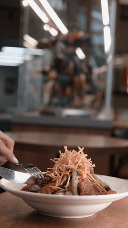 The perfect meat dish for a hearty mealの写真素材