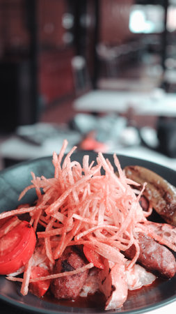 The perfect meat dish for a hearty mealの写真素材