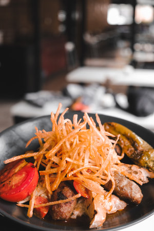 A juicy cut of meat, grilled to perfectionの写真素材