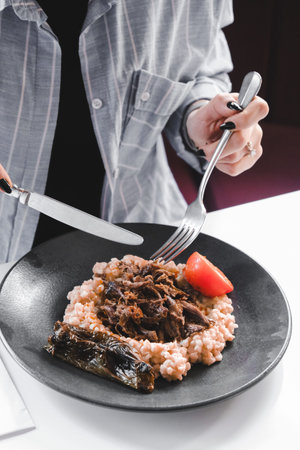 Savory and satisfying, a plate of grilled meat