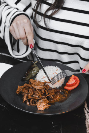 A juicy cut of meat, grilled to perfectionの写真素材