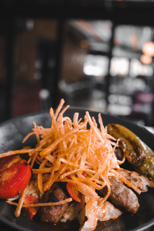 The taste of tender meat, cooked just rightの写真素材