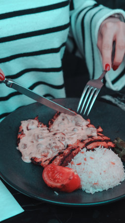 The perfect meat dish for a hearty mealの写真素材