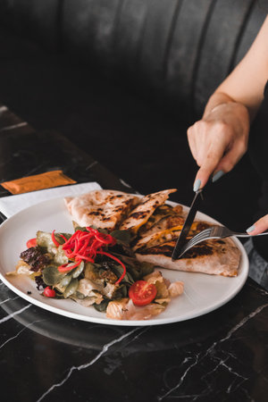 Turkish snack and breakfast meal.の写真素材