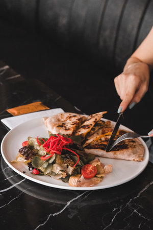 Turkish snack and breakfast meal.の写真素材