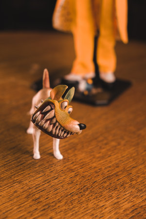 The mask and the dog maylo figure, special collection figureの写真素材