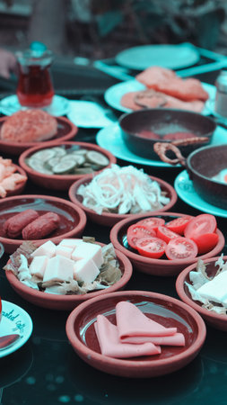 Fresh and vibrant ingredients for a delicious breakfast