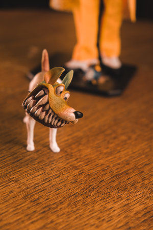 The mask and the dog maylo figure, special collection figureの写真素材