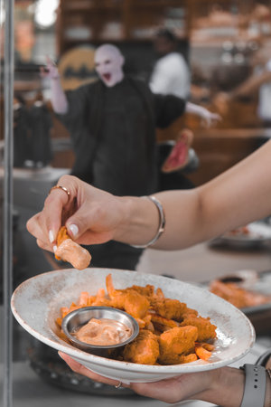 Turkish snack and breakfast meal.の写真素材