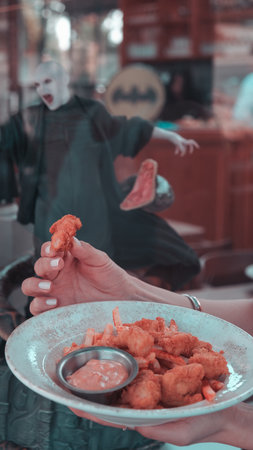 Turkish snack and breakfast meal.の写真素材