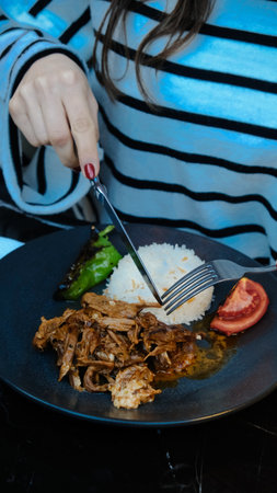 The perfect meat dish for a hearty mealの写真素材