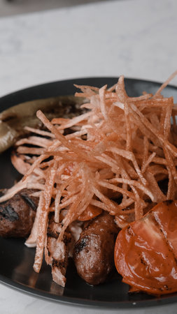 A juicy cut of meat, grilled to perfectionの写真素材