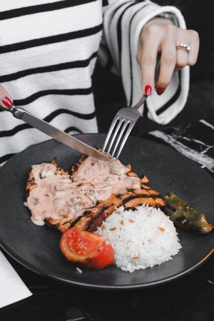 The perfect meat dish for a hearty mealの写真素材