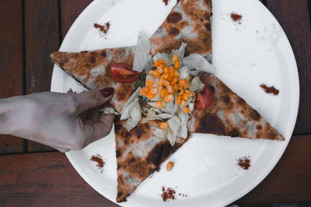 Turkish snack and breakfast meal.の写真素材