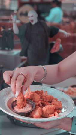 Turkish snack and breakfast meal.の写真素材