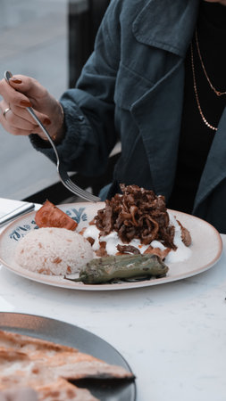 A juicy cut of meat, grilled to perfectionの写真素材