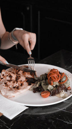 Turkish snack and breakfast meal.の写真素材