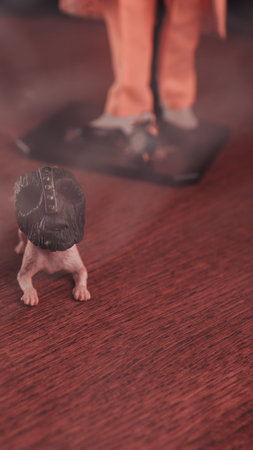 The mask and the dog maylo figure, special collection figure