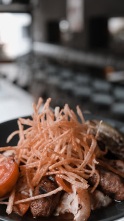 A deliciously seasoned meat dish for any occasionの写真素材