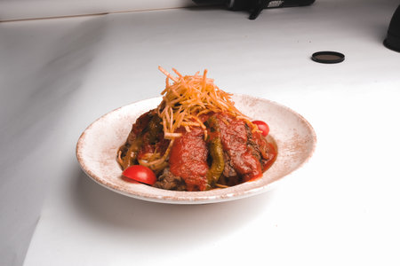 Rich and flavorful, the perfect meat dishの写真素材