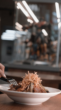 The perfect meat dish for a hearty mealの写真素材