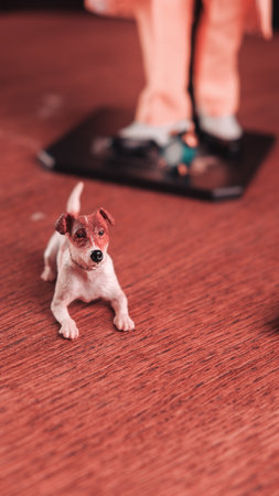 The mask and the dog maylo figure, special collection figureの写真素材