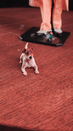 The mask and the dog maylo figure, special collection figureの写真素材