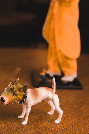 The mask and the dog maylo figure, special collection figureの写真素材