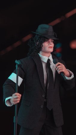 Michael jackson figure, special collection figureの写真素材