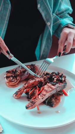 Savory and satisfying, a plate of grilled meat