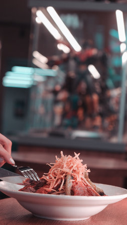 Rich and flavorful, the perfect meat dishの写真素材