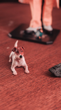 The dog maylo figure, special collection figureの写真素材