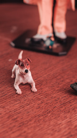 The dog maylo figure, special collection figureの写真素材