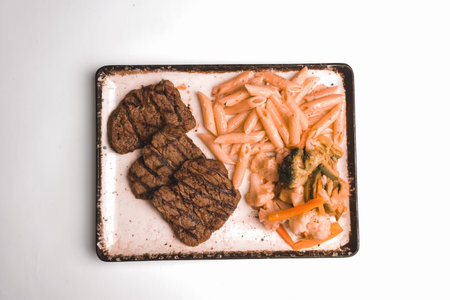 A hearty serving of meat, full of flavor